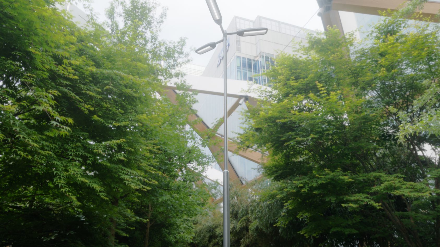 Street Light 11 version 8 5m with pole 2 Low-poly 3D model_11