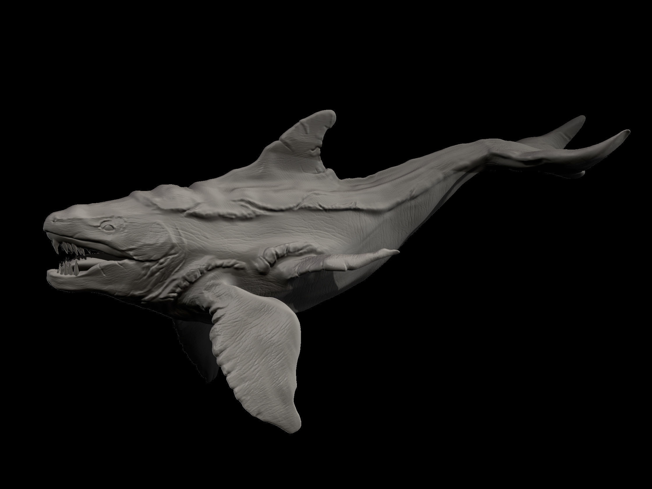 Predator X shark 3D print model_1