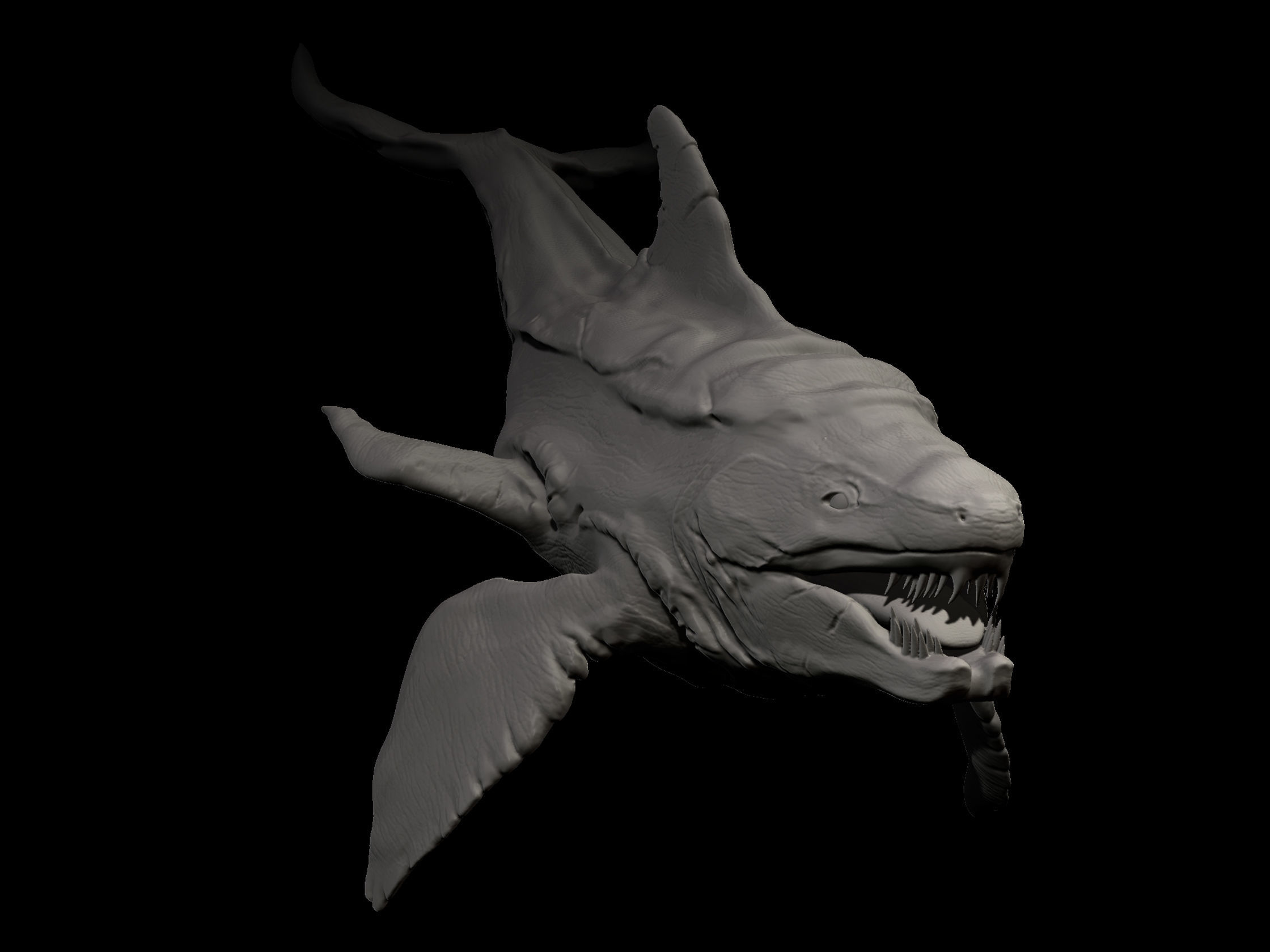 Predator X shark 3D print model_2