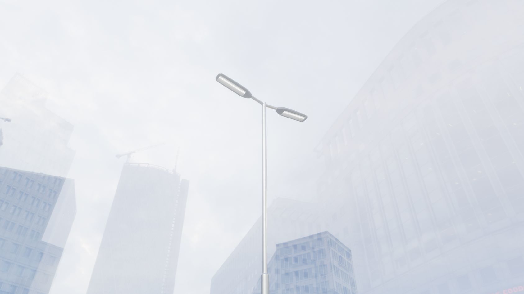 Street Light 11 version 7 5m with pole 2 Low-poly 3D model_45