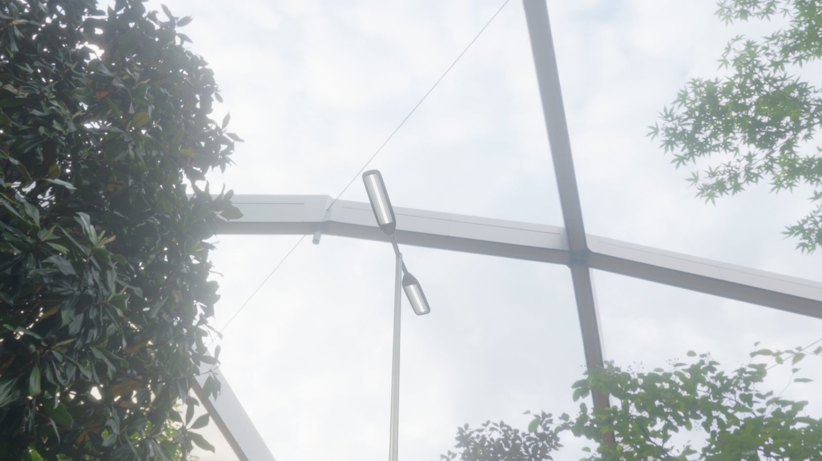 Street Light 11 version 7 5m with pole 2 Low-poly 3D model_93