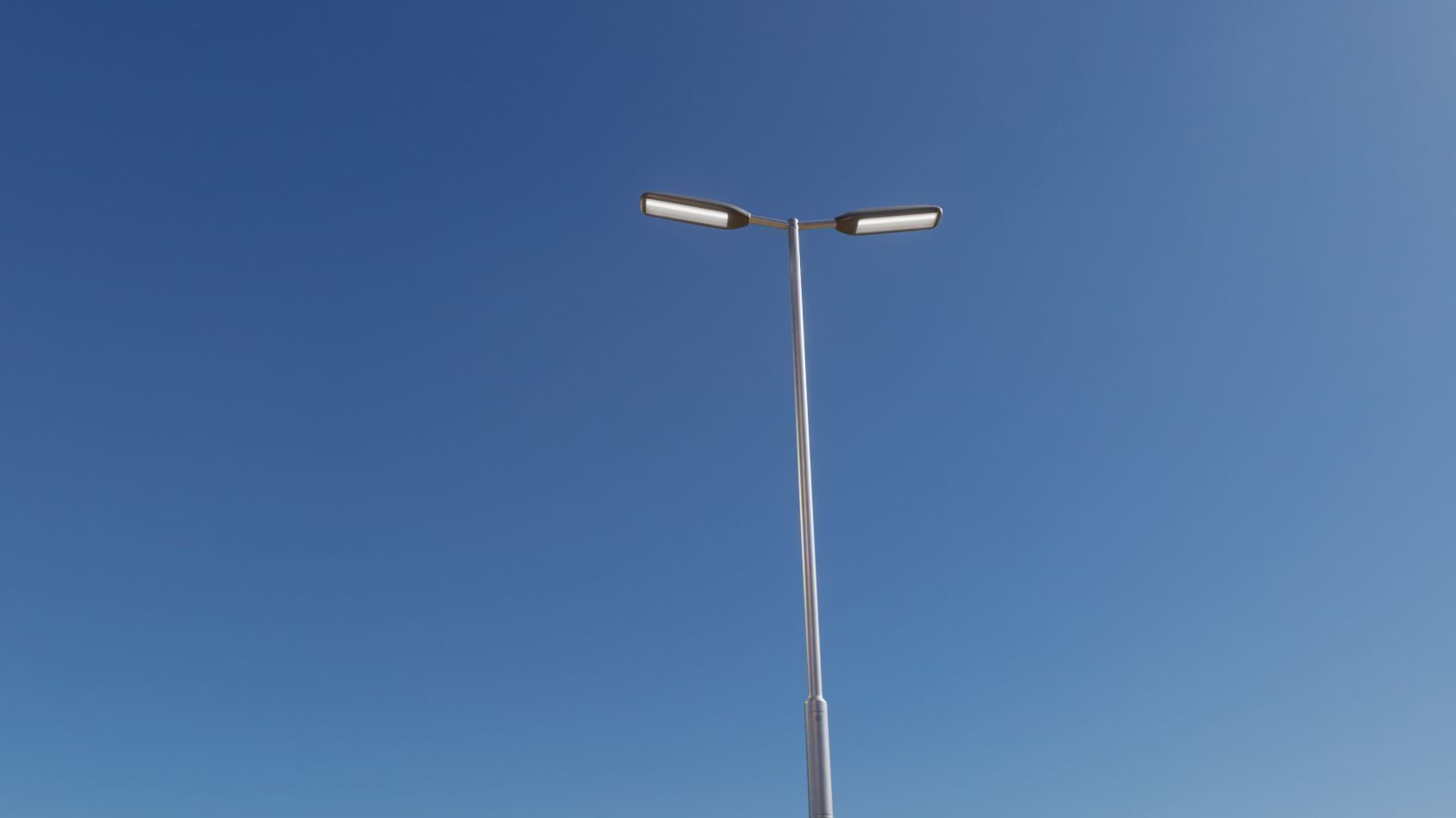 Street Light 11 version 7 5m with pole 2 Low-poly 3D model_66