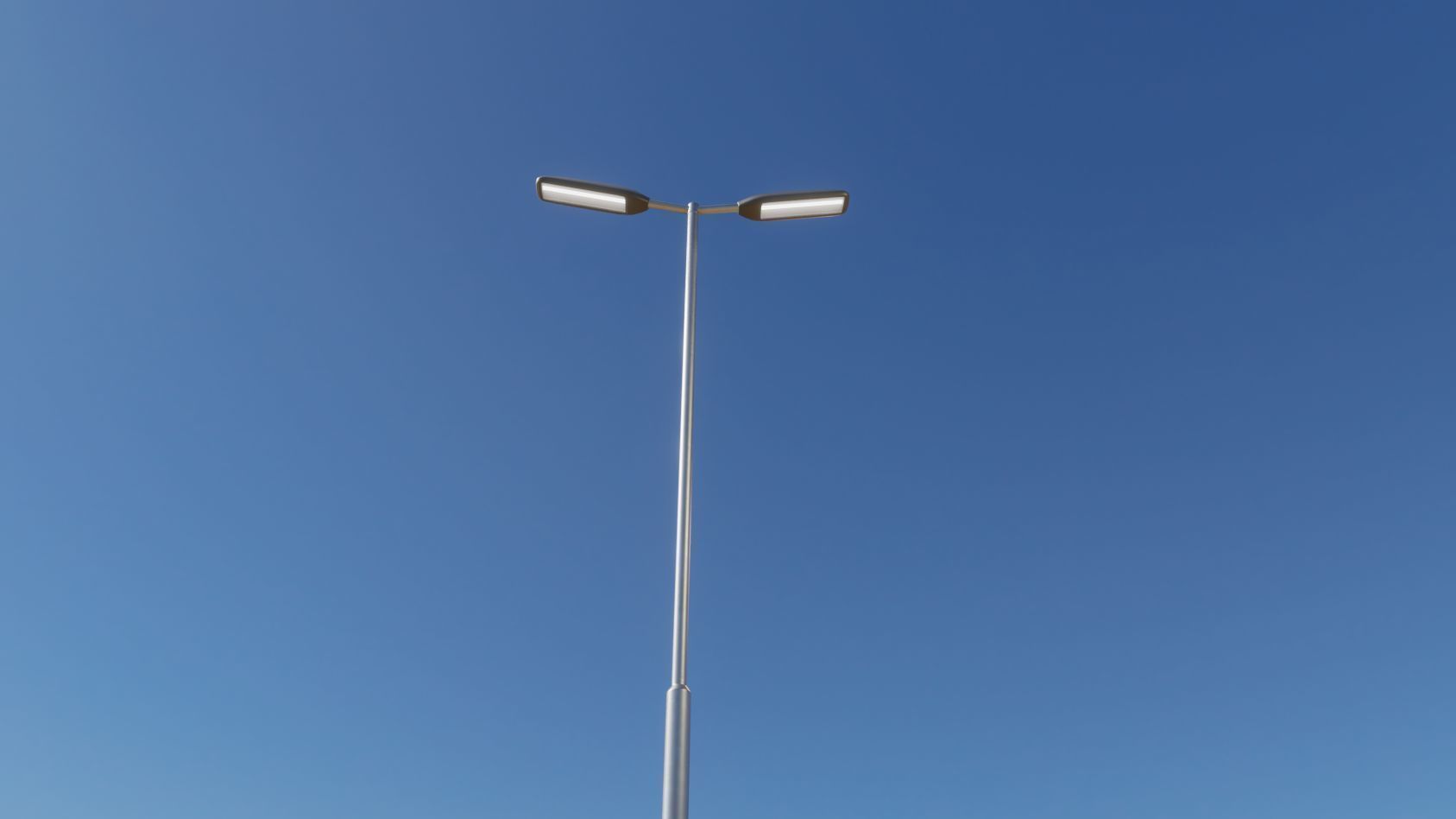 Street Light 11 version 7 5m with pole 2 Low-poly 3D model_81