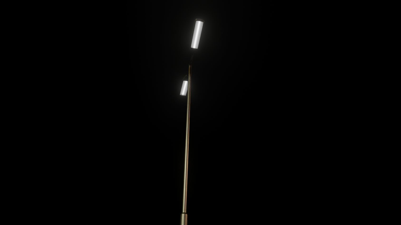 Street Light 11 version 7 5m with pole 2 Low-poly 3D model_24