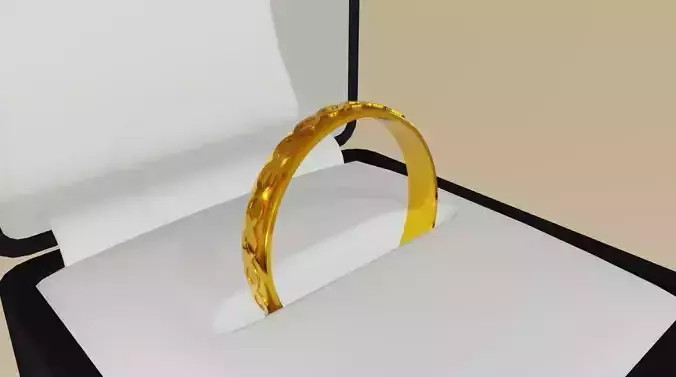 Gold Ring Infinity and Box 08 - Anel de ouro