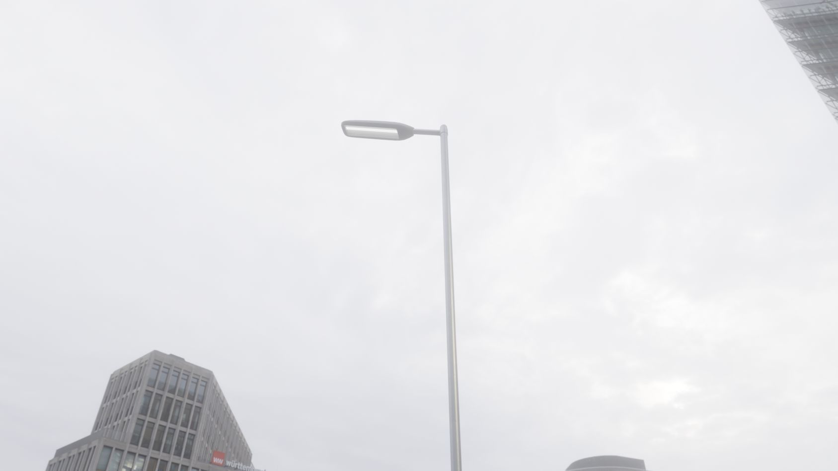 Street Light 11 version 6 5m with pole 2 Low-poly 3D model_16