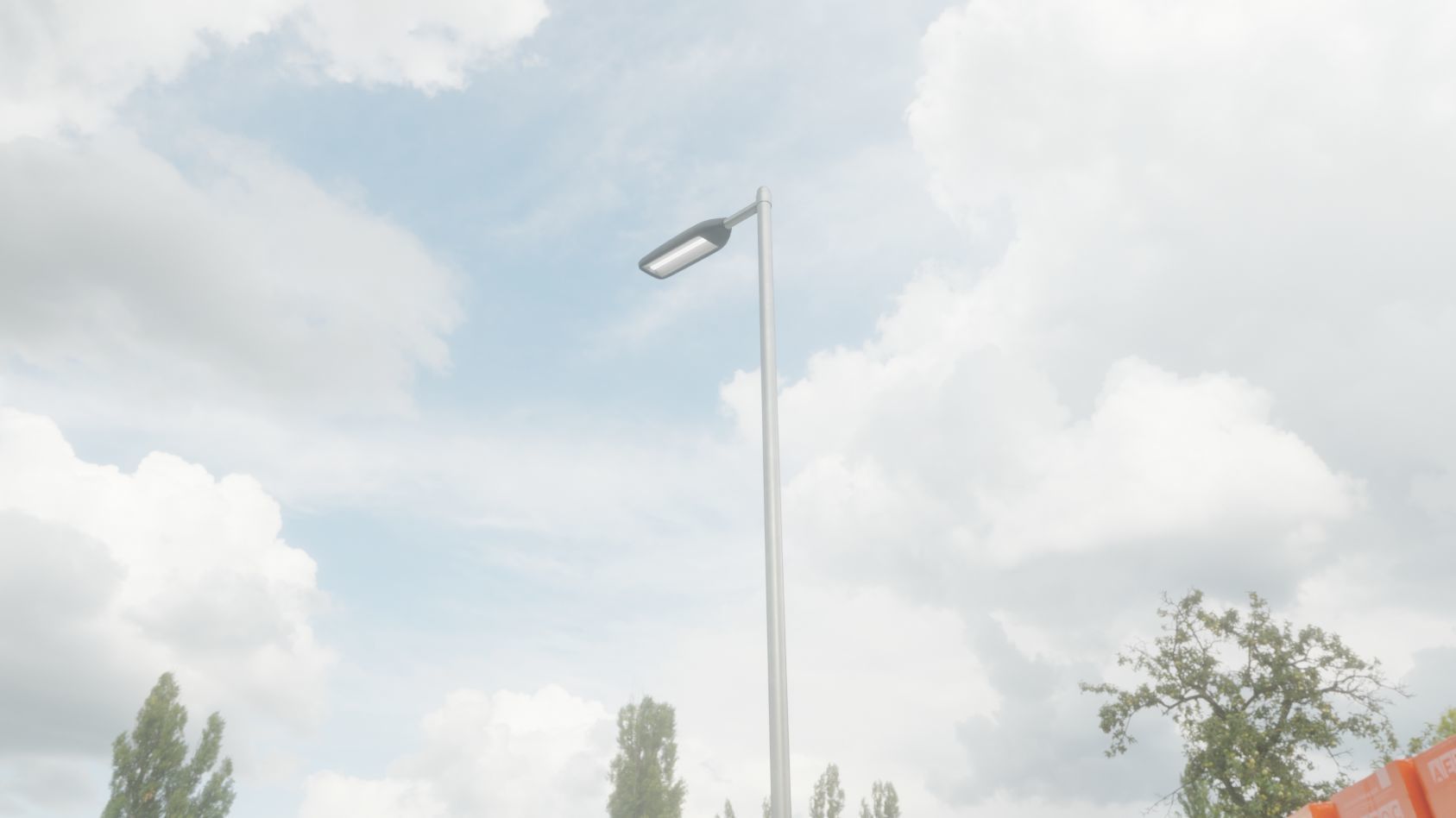Street Light 11 version 6 5m with pole 2 Low-poly 3D model_21