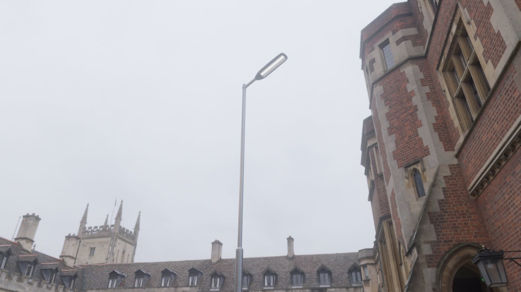 Street Light 11 version 6 5m with pole 2 Low-poly 3D model_4