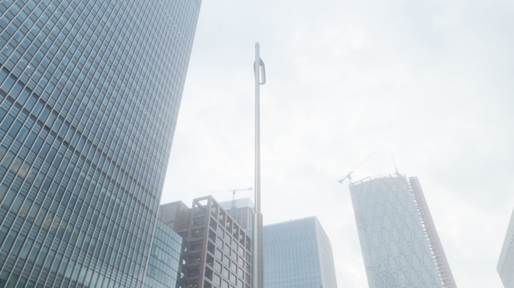 Street Light 11 version 6 5m with pole 2 Low-poly 3D model_58