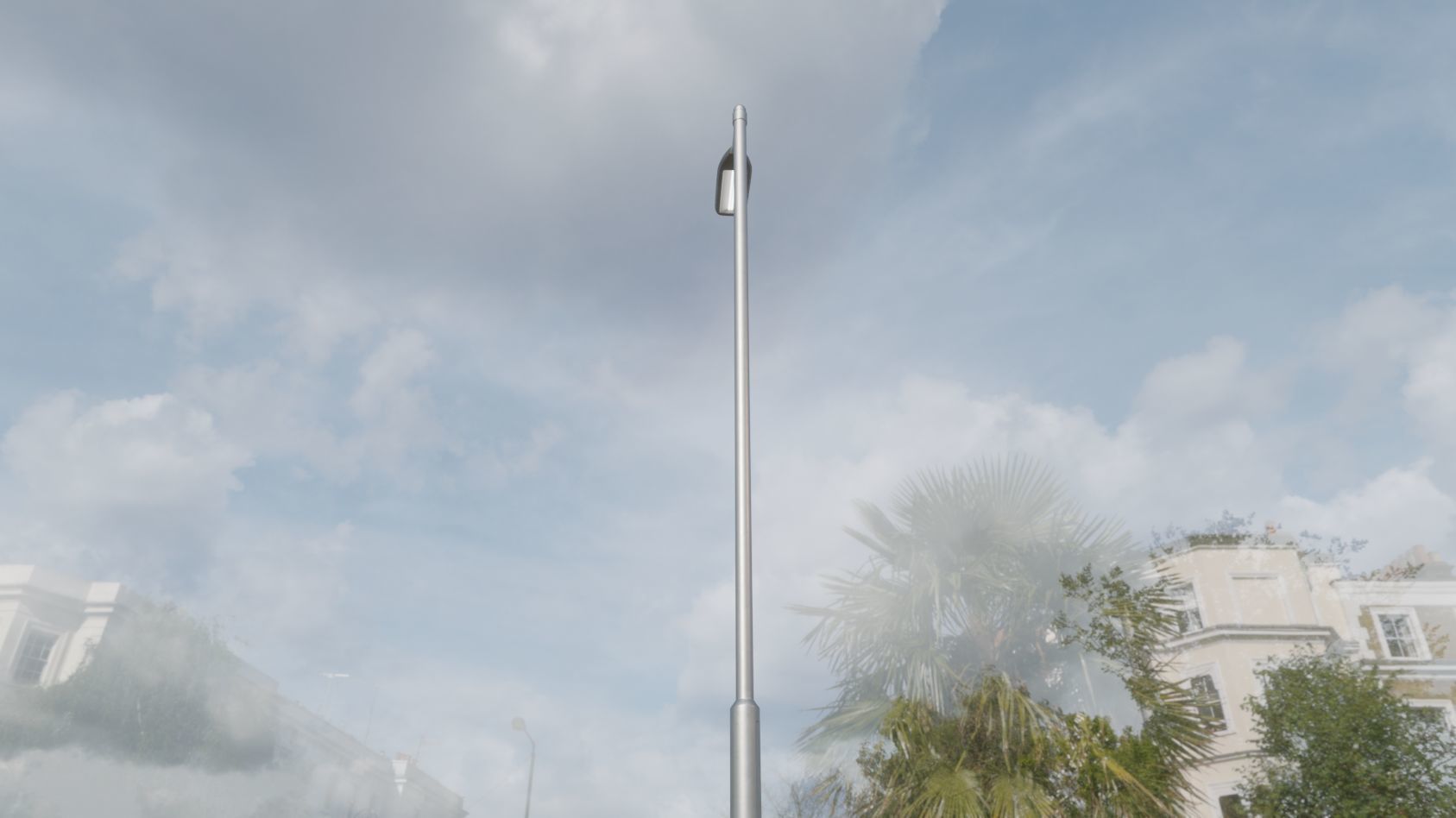 Street Light 11 version 6 5m with pole 2 Low-poly 3D model_25
