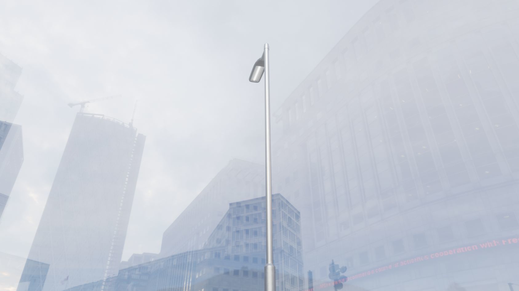 Street Light 11 version 6 5m with pole 2 Low-poly 3D model_24