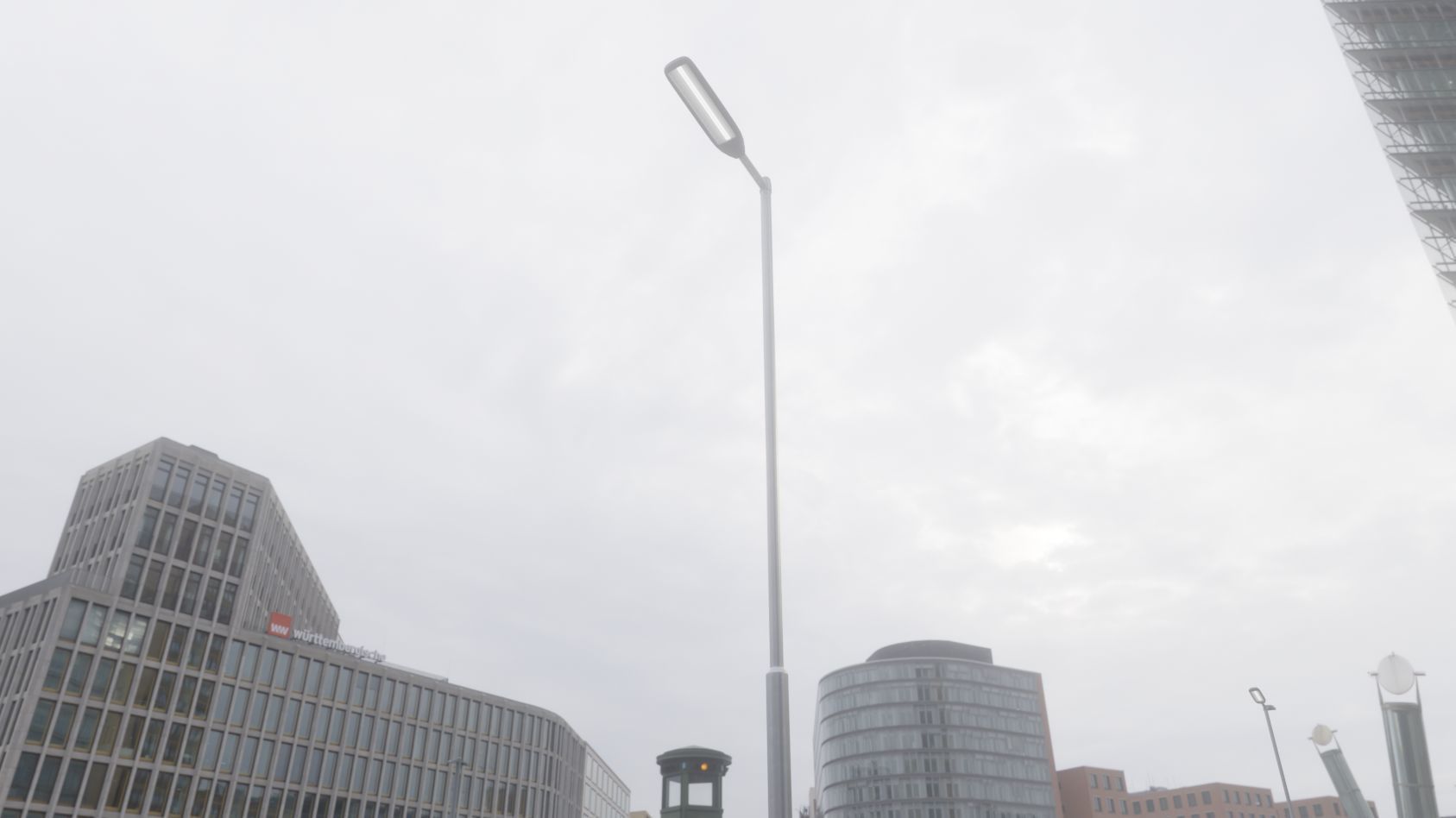 Street Light 11 version 6 5m with pole 2 Low-poly 3D model_76