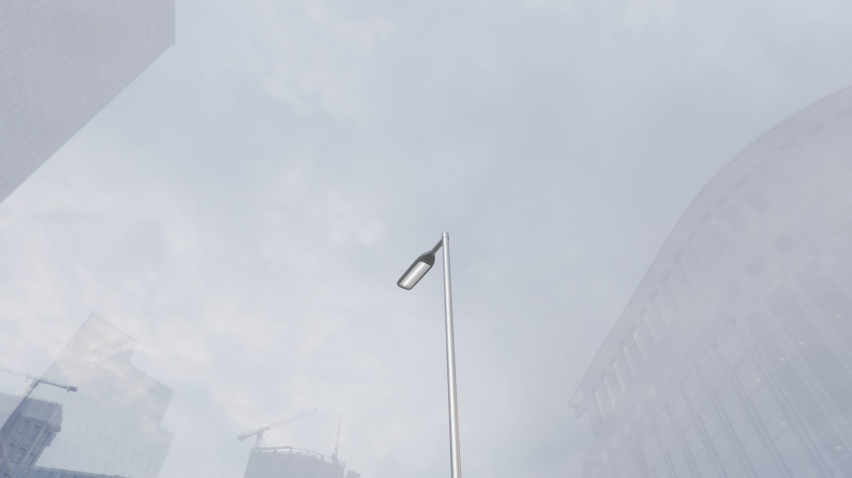 Street Light 11 version 6 5m with pole 2 Low-poly 3D model_54