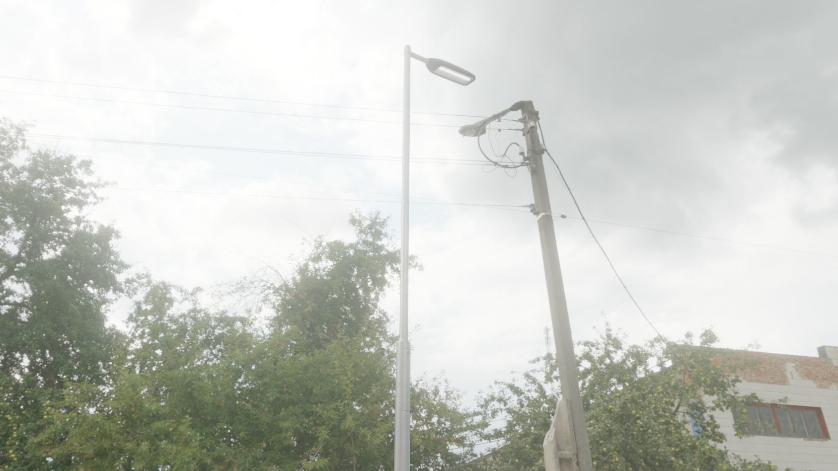 Street Light 11 version 6 5m with pole 2 Low-poly 3D model_96