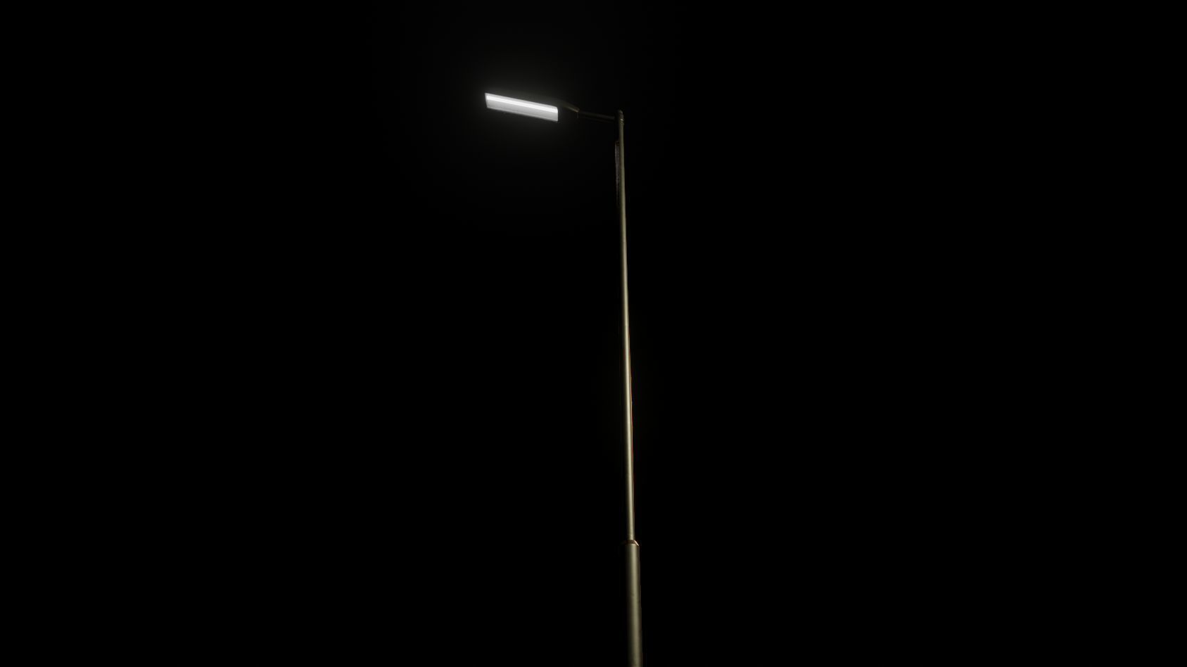 Street Light 11 version 6 5m with pole 2 Low-poly 3D model_48