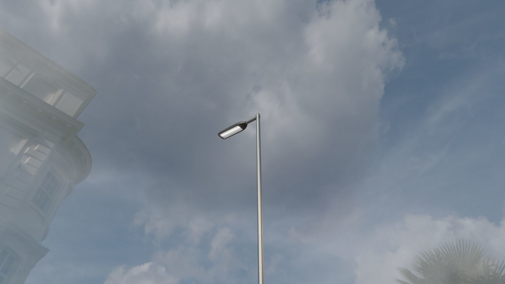 Street Light 11 version 6 5m with pole 2 Low-poly 3D model_85