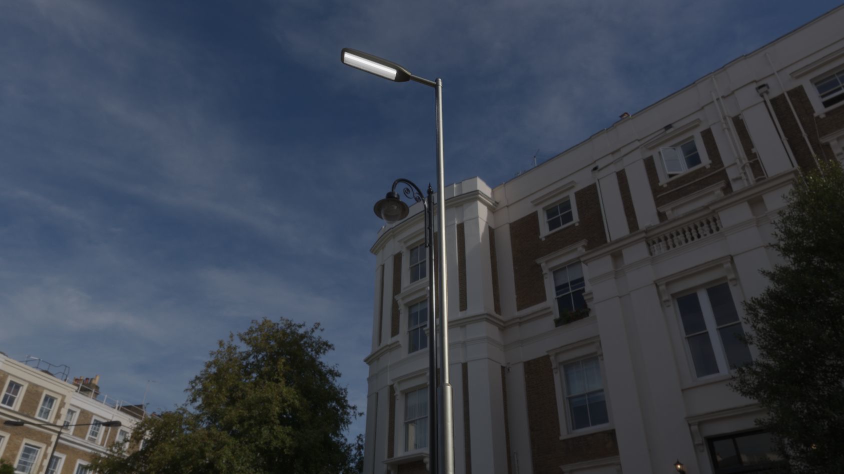 Street Light 11 version 6 5m with pole 2 Low-poly 3D model_47