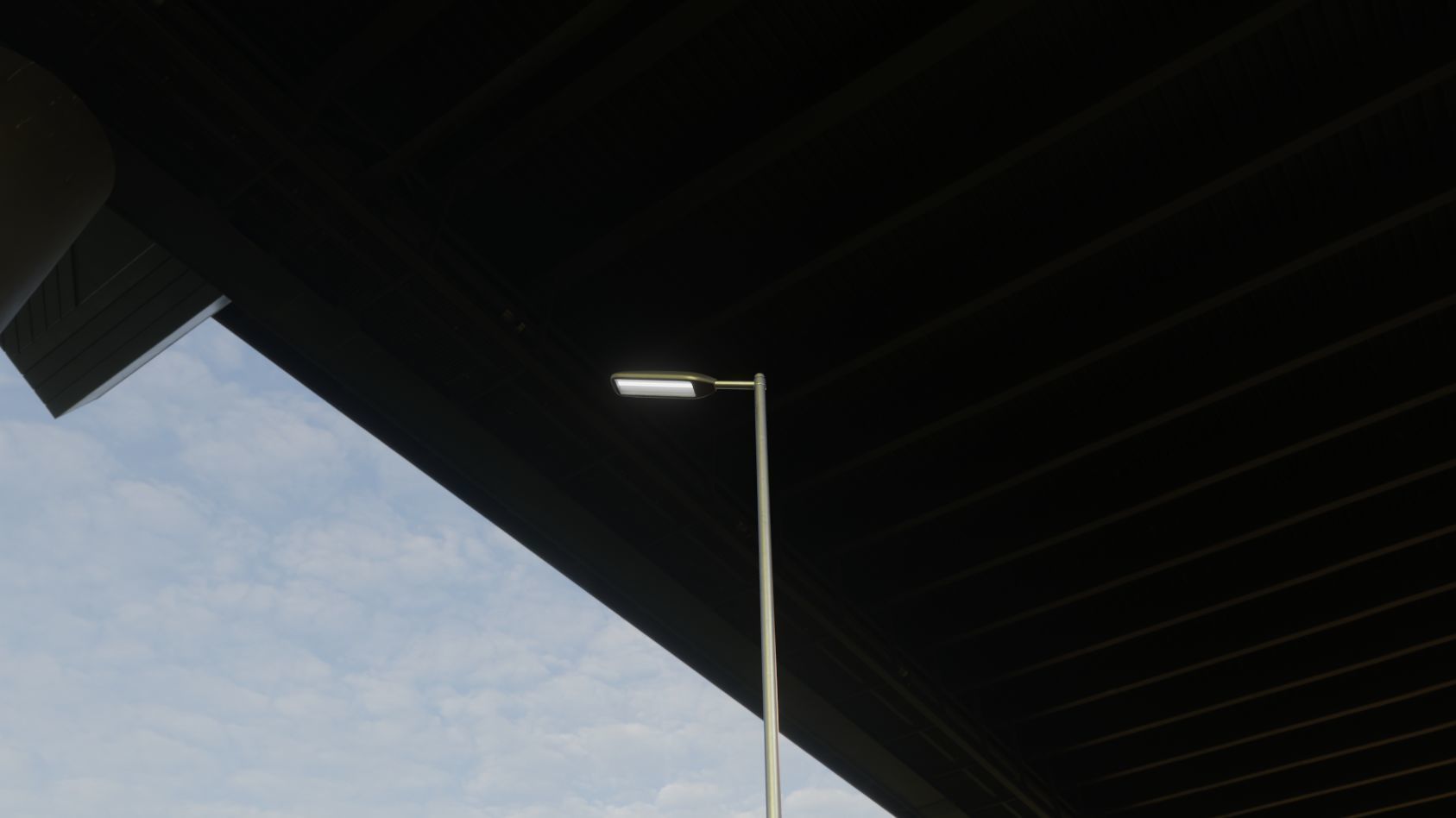 Street Light 11 version 6 5m with pole 2 Low-poly 3D model_82