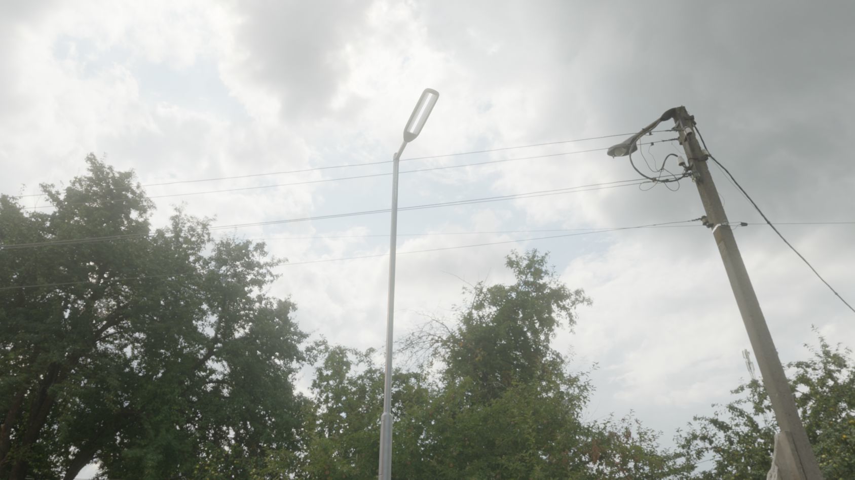 Street Light 11 version 6 5m with pole 2 Low-poly 3D model_6