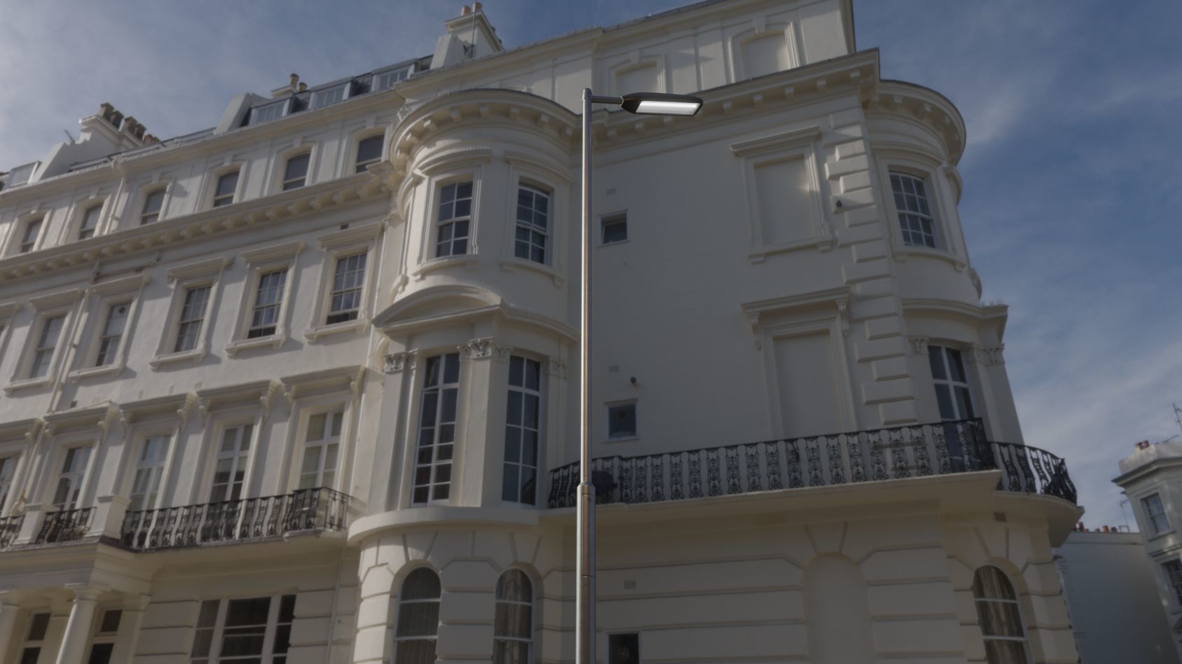 Street Light 11 version 6 5m with pole 2 Low-poly 3D model_32