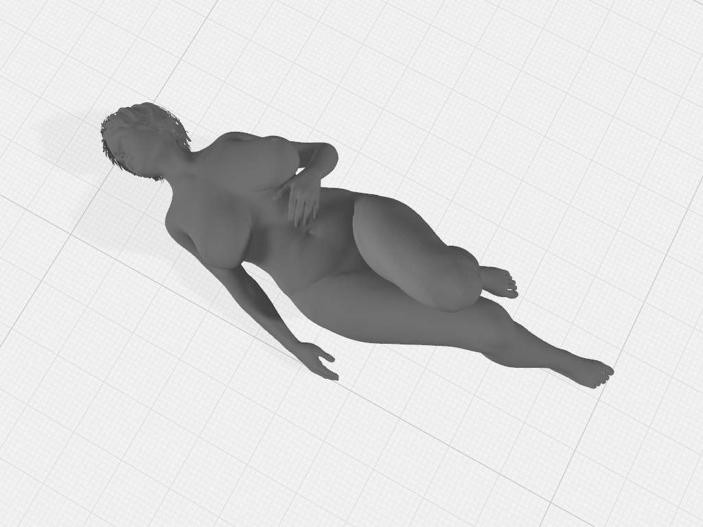 Liegende Figur gela 10-19 by stc45 3D print model_3