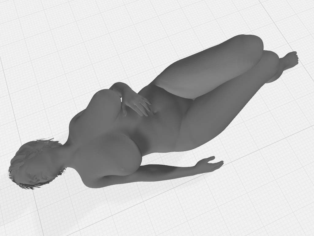 Liegende Figur gela 10-19 by stc45 3D print model_6