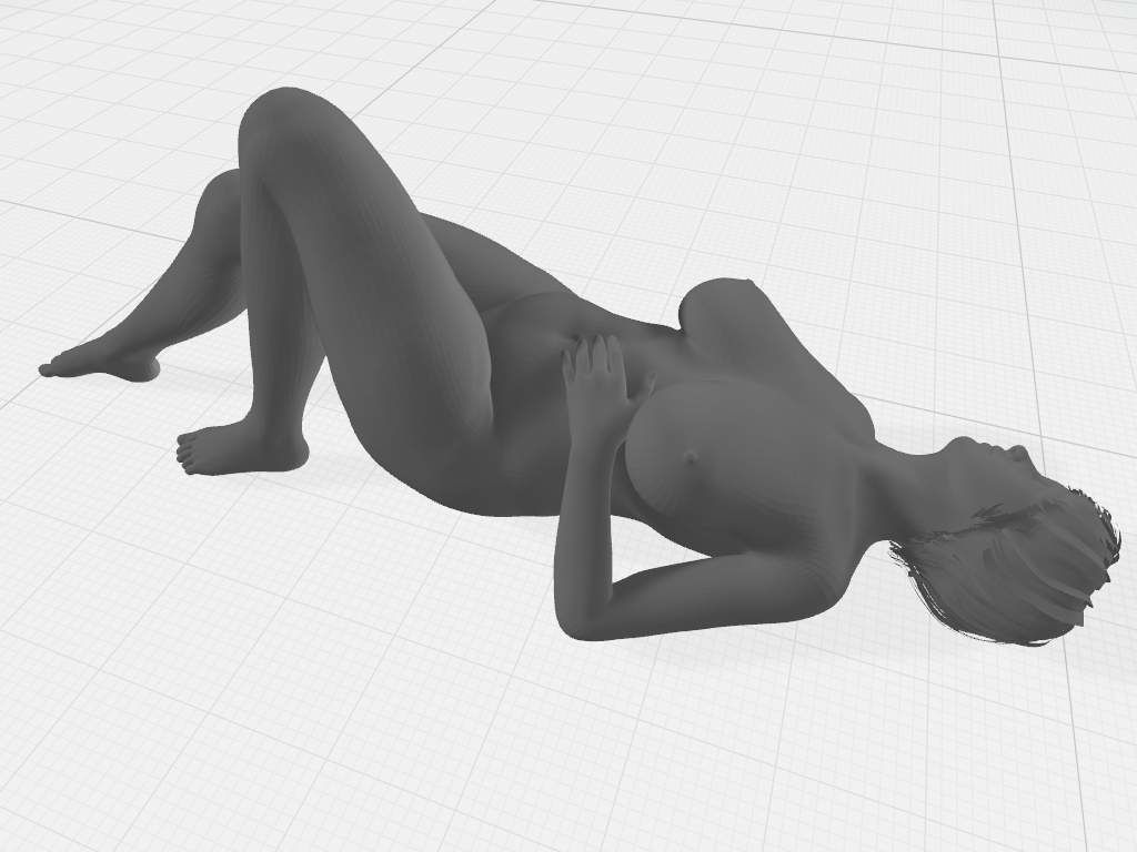 Liegende Figur gela 10-19 by stc45 3D print model_5