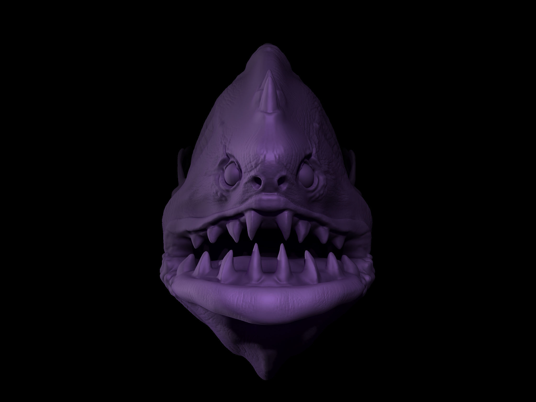 Angler Fish 3D print model_2