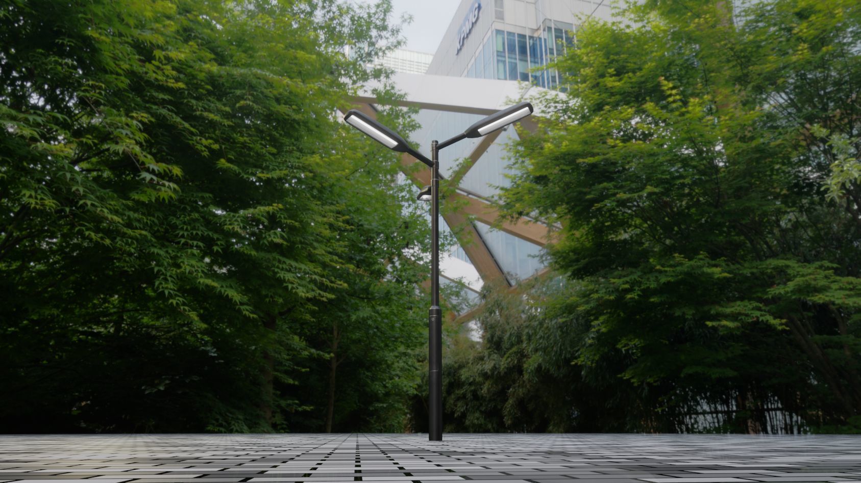 Street Light 11 version 5 3m with pole 3 Low-poly 3D model_67