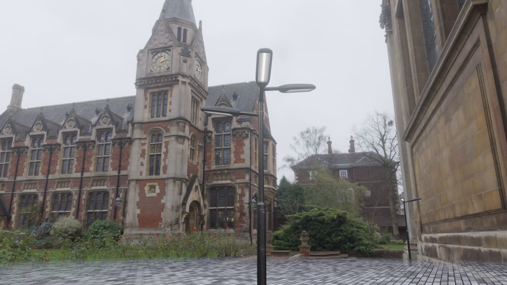 Street Light 11 version 5 3m with pole 3 Low-poly 3D model_30