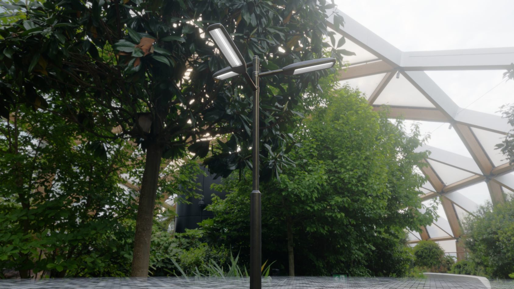 Street Light 11 version 5 3m with pole 3 Low-poly 3D model_52