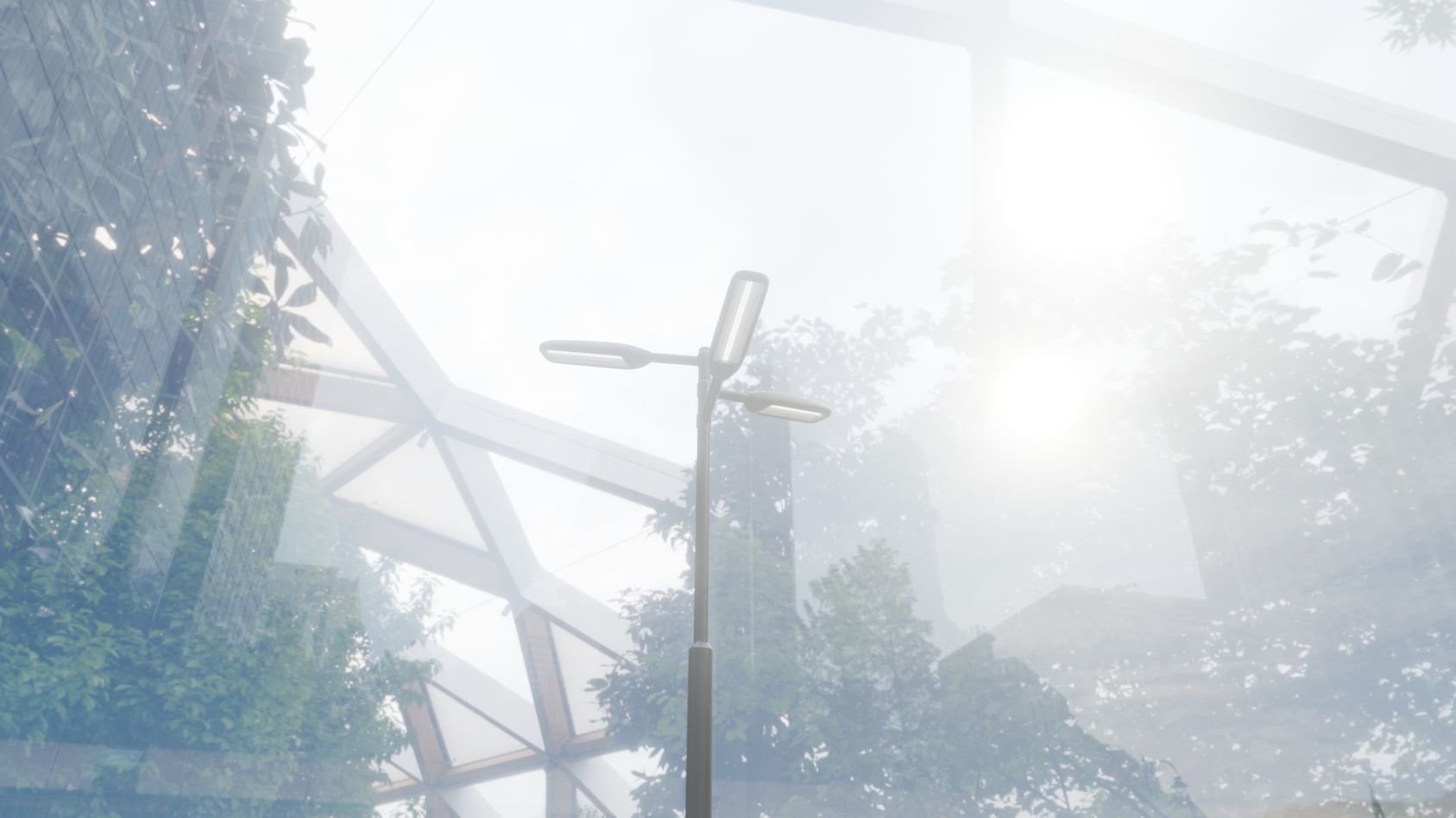 Street Light 11 version 5 3m with pole 3 Low-poly 3D model_48