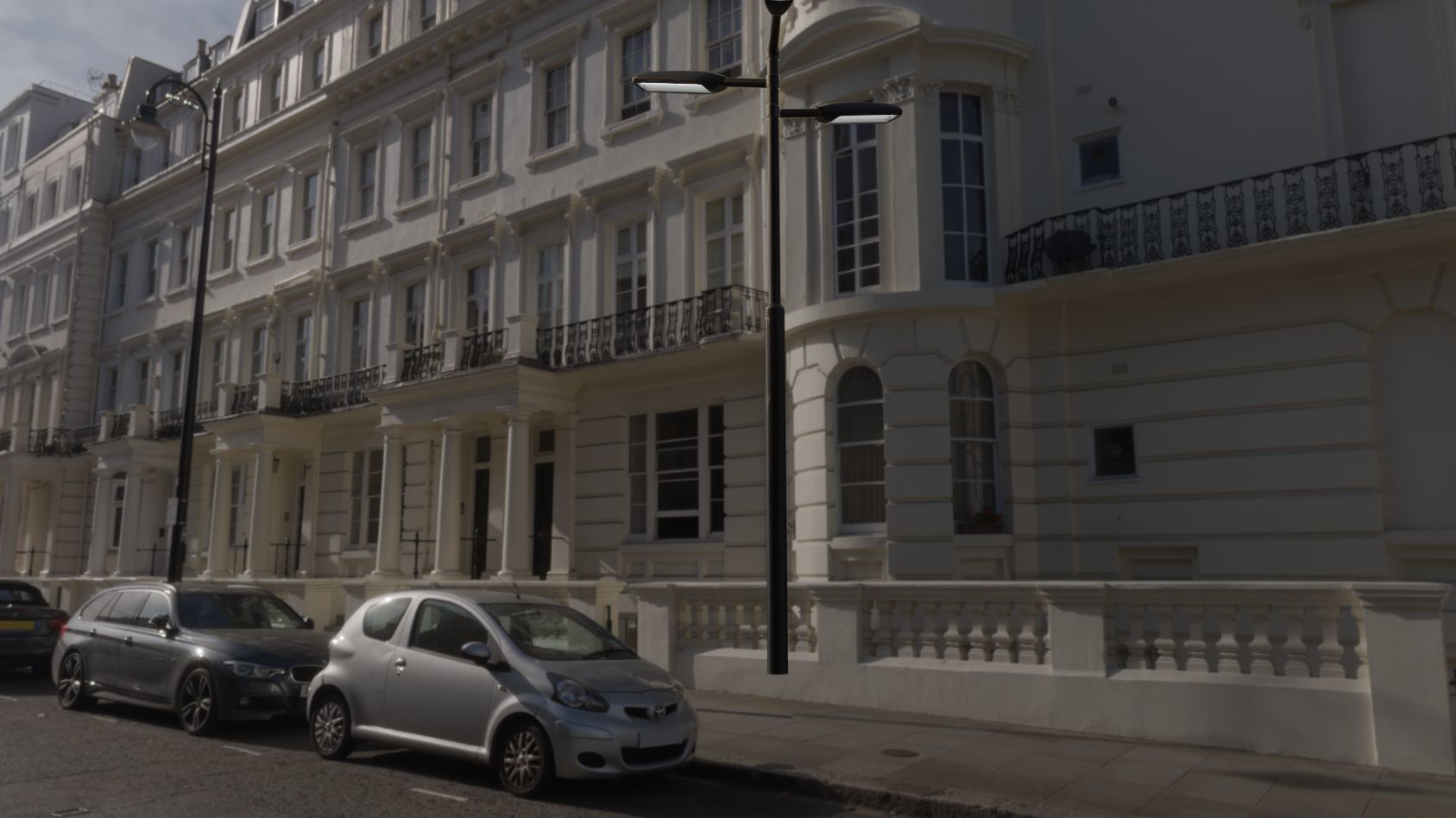 Street Light 11 version 5 3m with pole 3 Low-poly 3D model_72