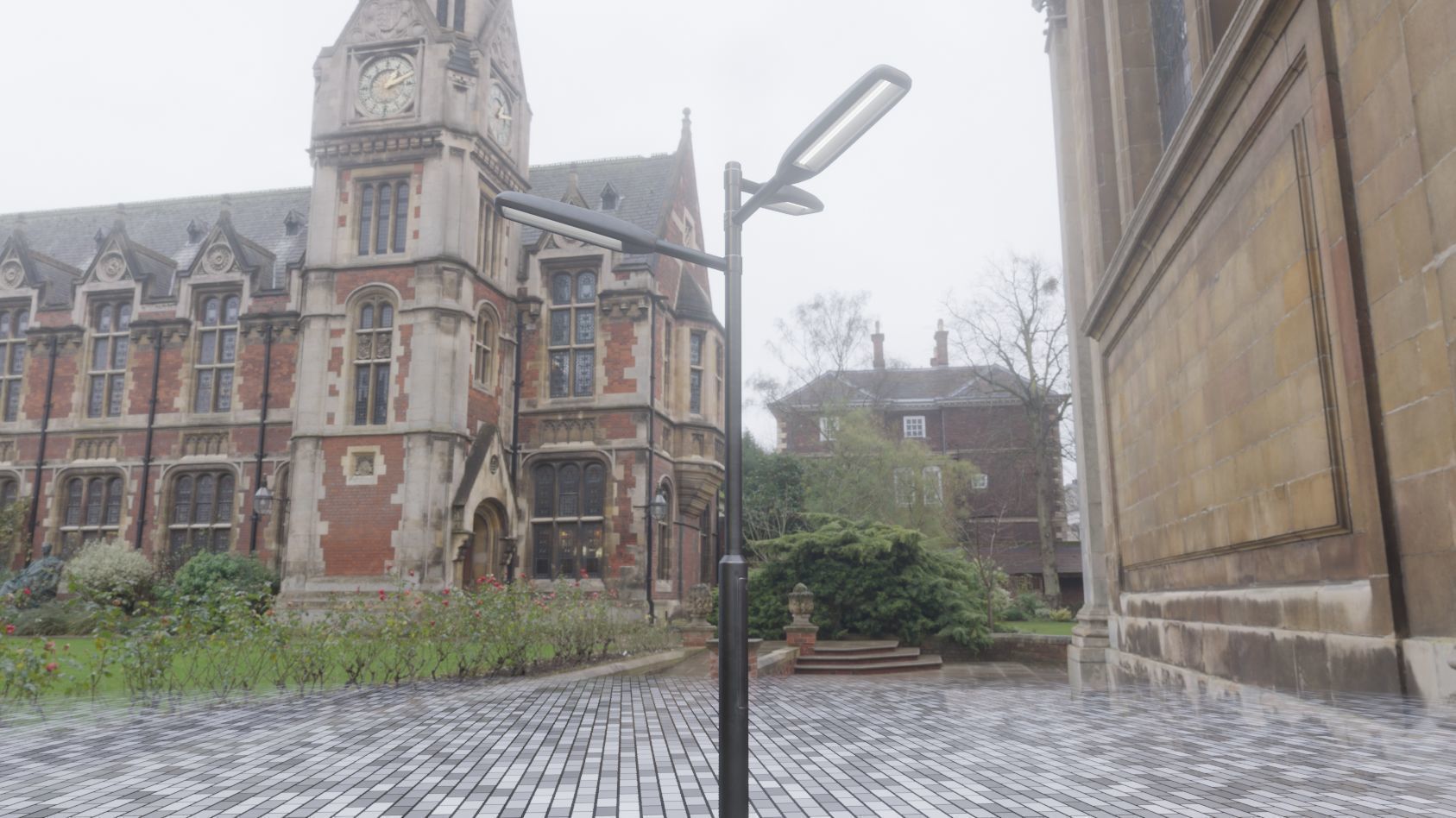 Street Light 11 version 5 3m with pole 3 Low-poly 3D model_59