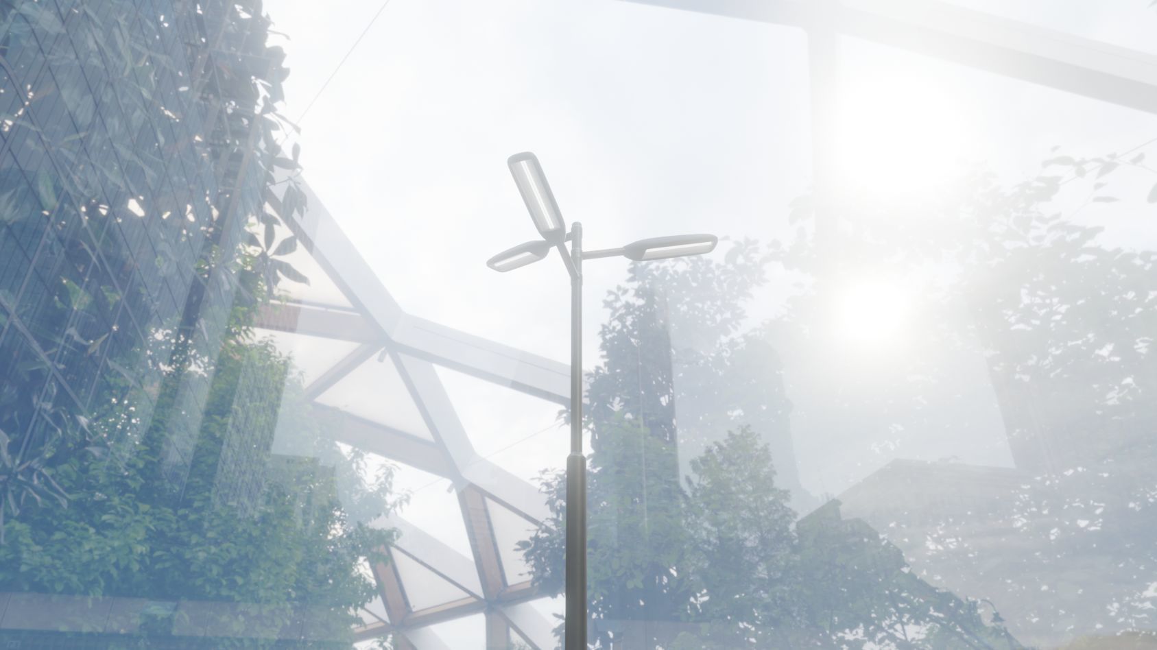 Street Light 11 version 5 3m with pole 3 Low-poly 3D model_19