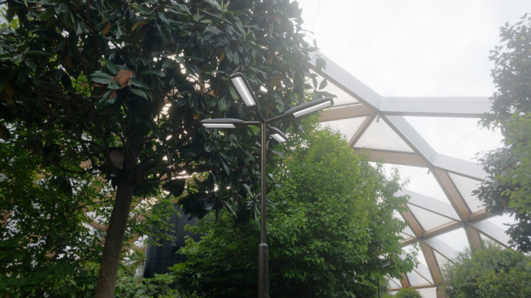 Street Light 11 version 4  3m with pole 3 Low-poly 3D model_62