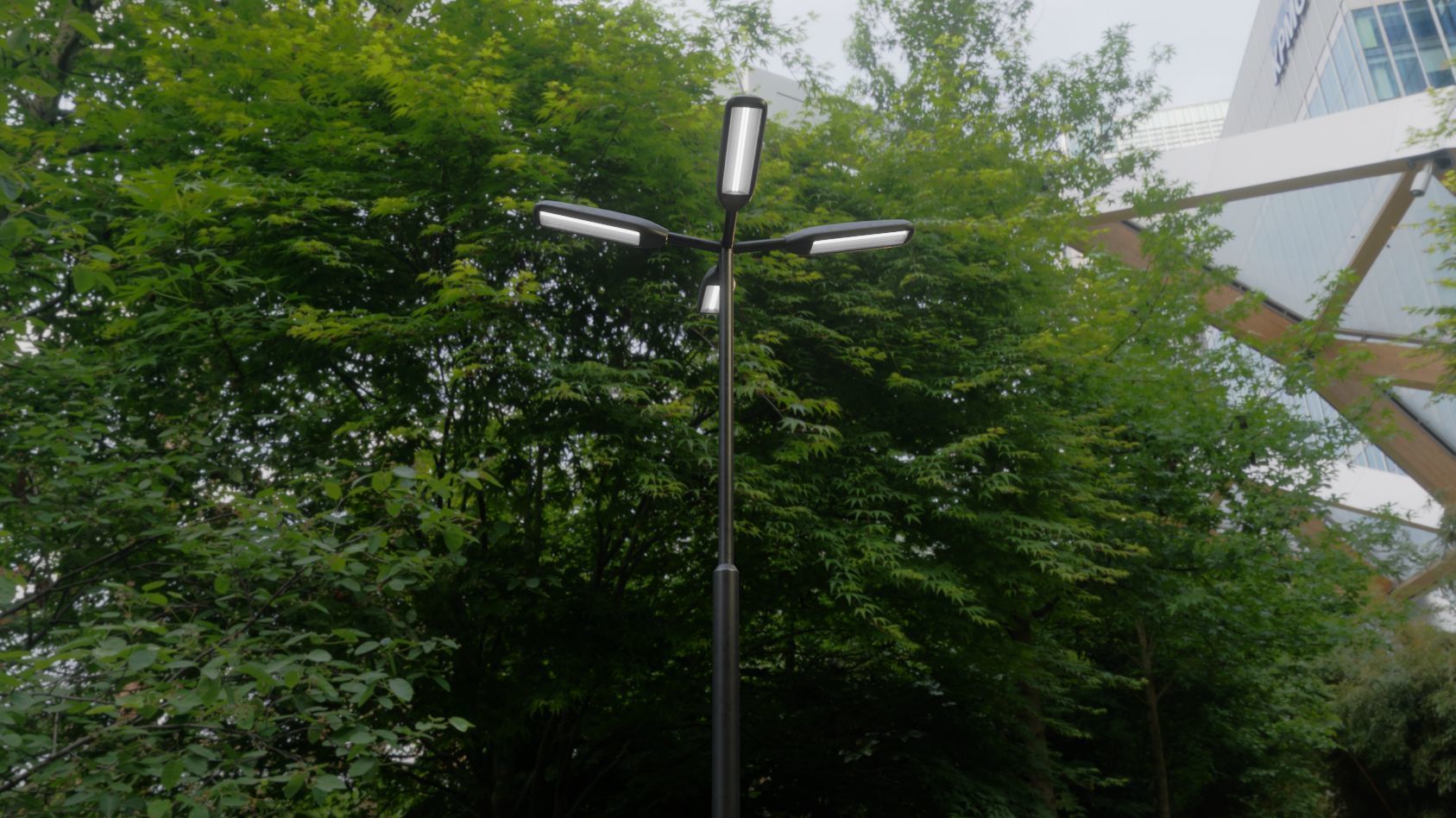 Street Light 11 version 4  3m with pole 3 Low-poly 3D model_18