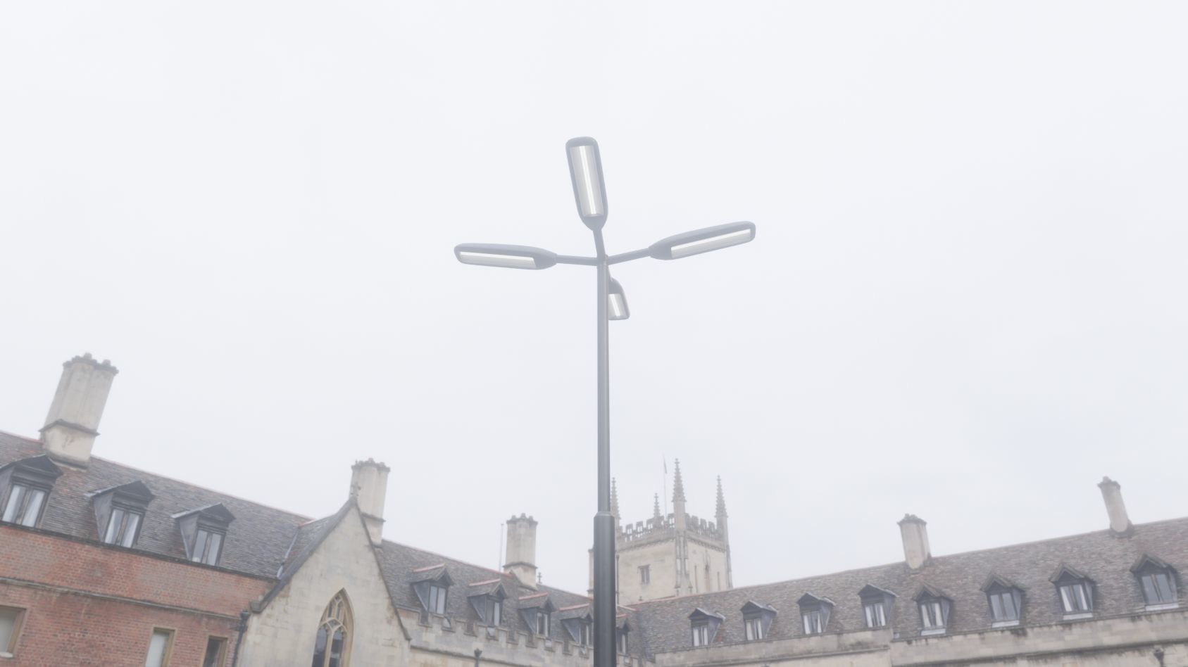 Street Light 11 version 4  3m with pole 3 Low-poly 3D model_84