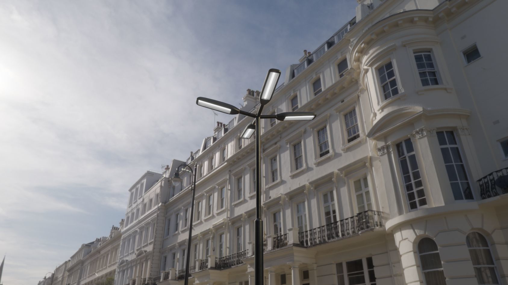 Street Light 11 version 4  3m with pole 3 Low-poly 3D model_82