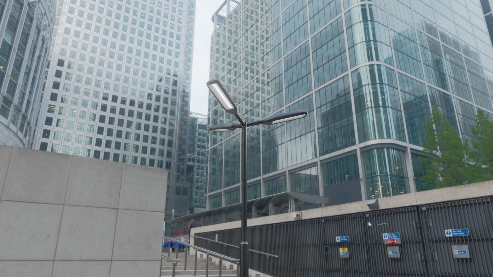 Street Light 11 version 3  3m with pole 3 Low-poly 3D model_13