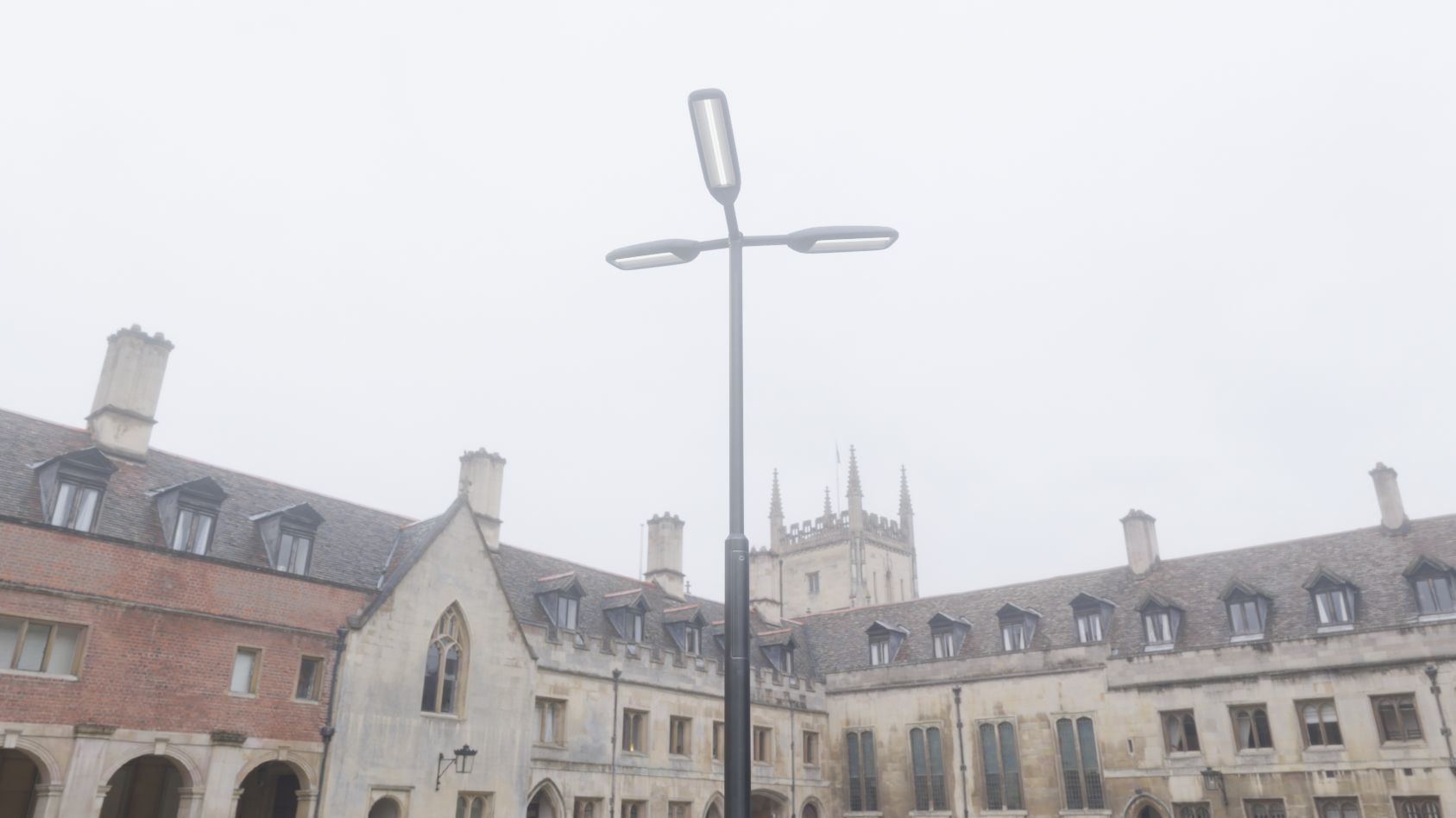 Street Light 11 version 3  3m with pole 3 Low-poly 3D model_34