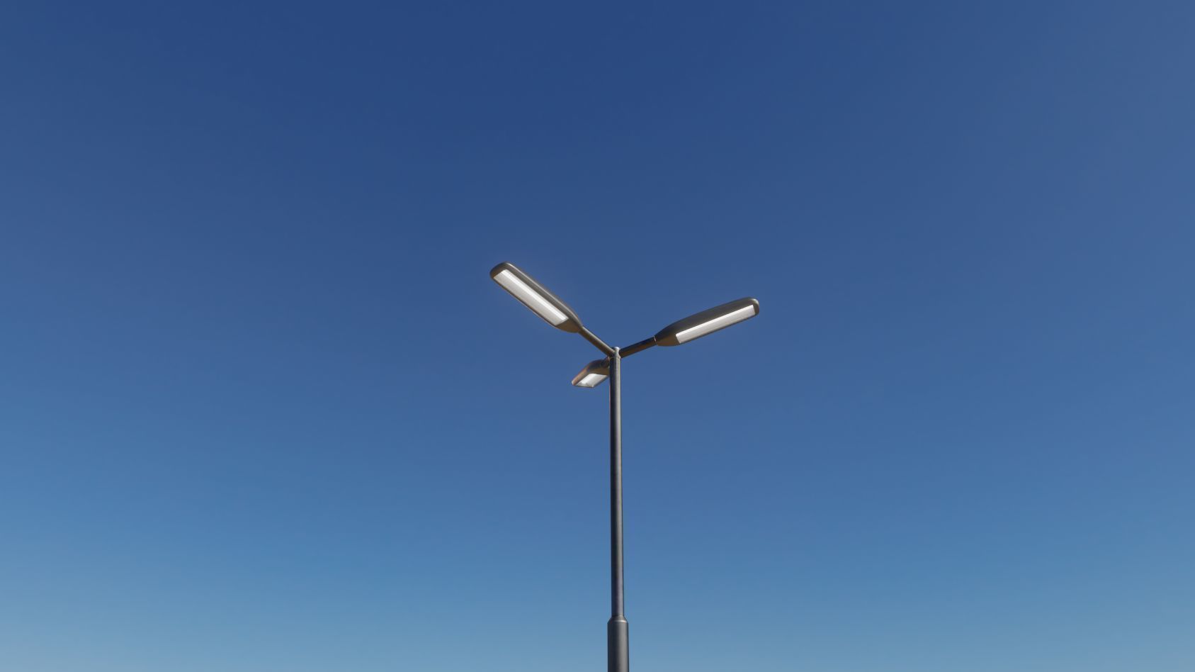 Street Light 11 version 3  3m with pole 3 Low-poly 3D model_15
