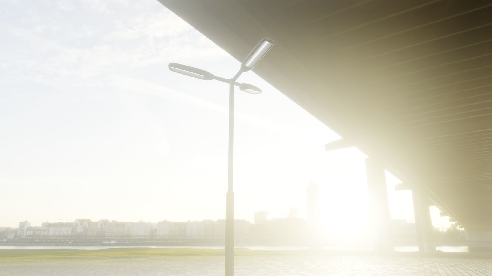 Street Light 11 version 3  3m with pole 3 Low-poly 3D model_97