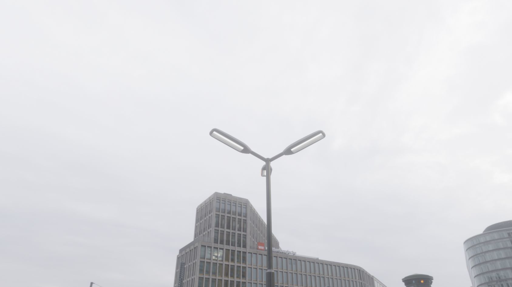 Street Light 11 version 3  3m with pole 3 Low-poly 3D model_16