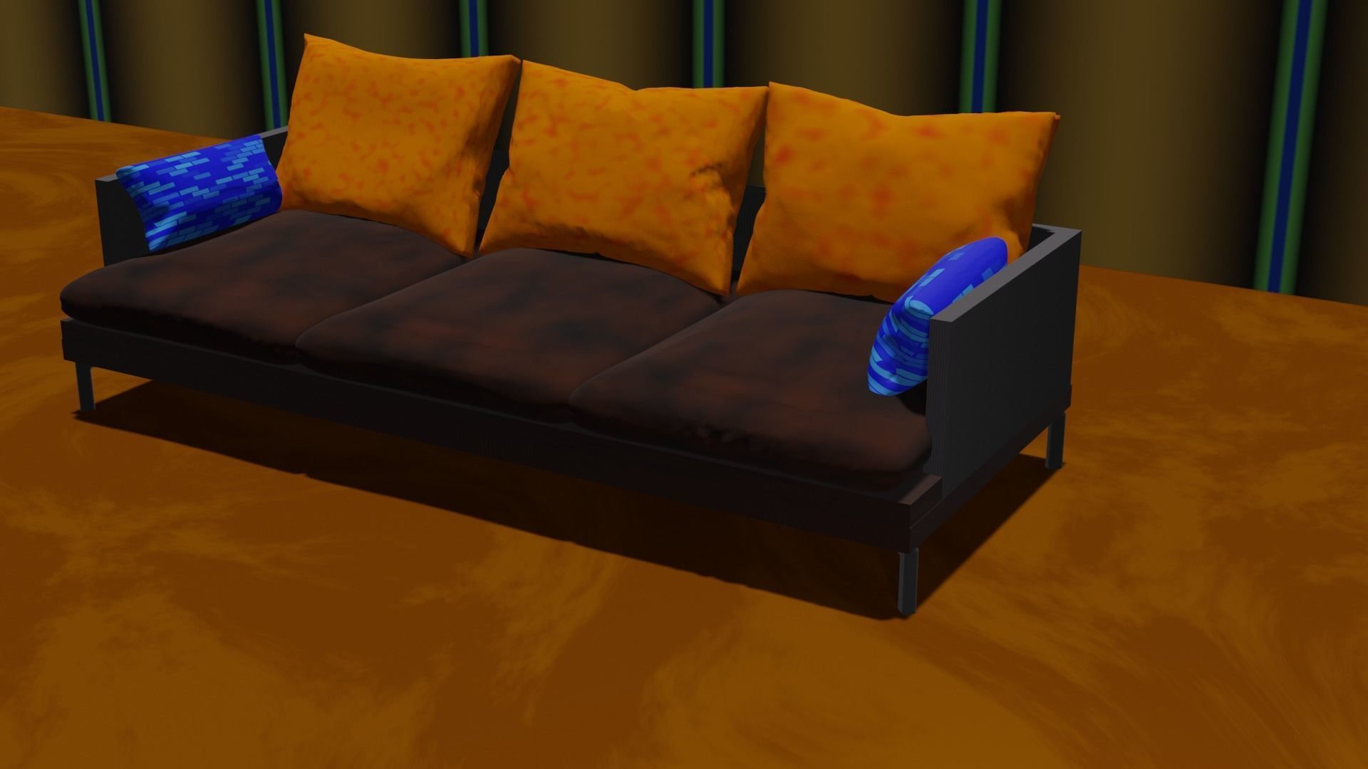 Modern Couch 3D model_1