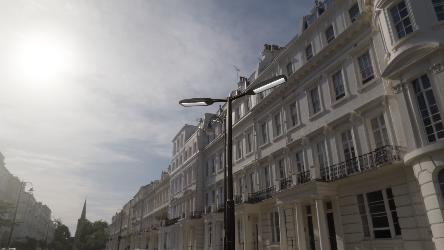 Street Light 11 version 2  3m with pole 3 Low-poly 3D model_73