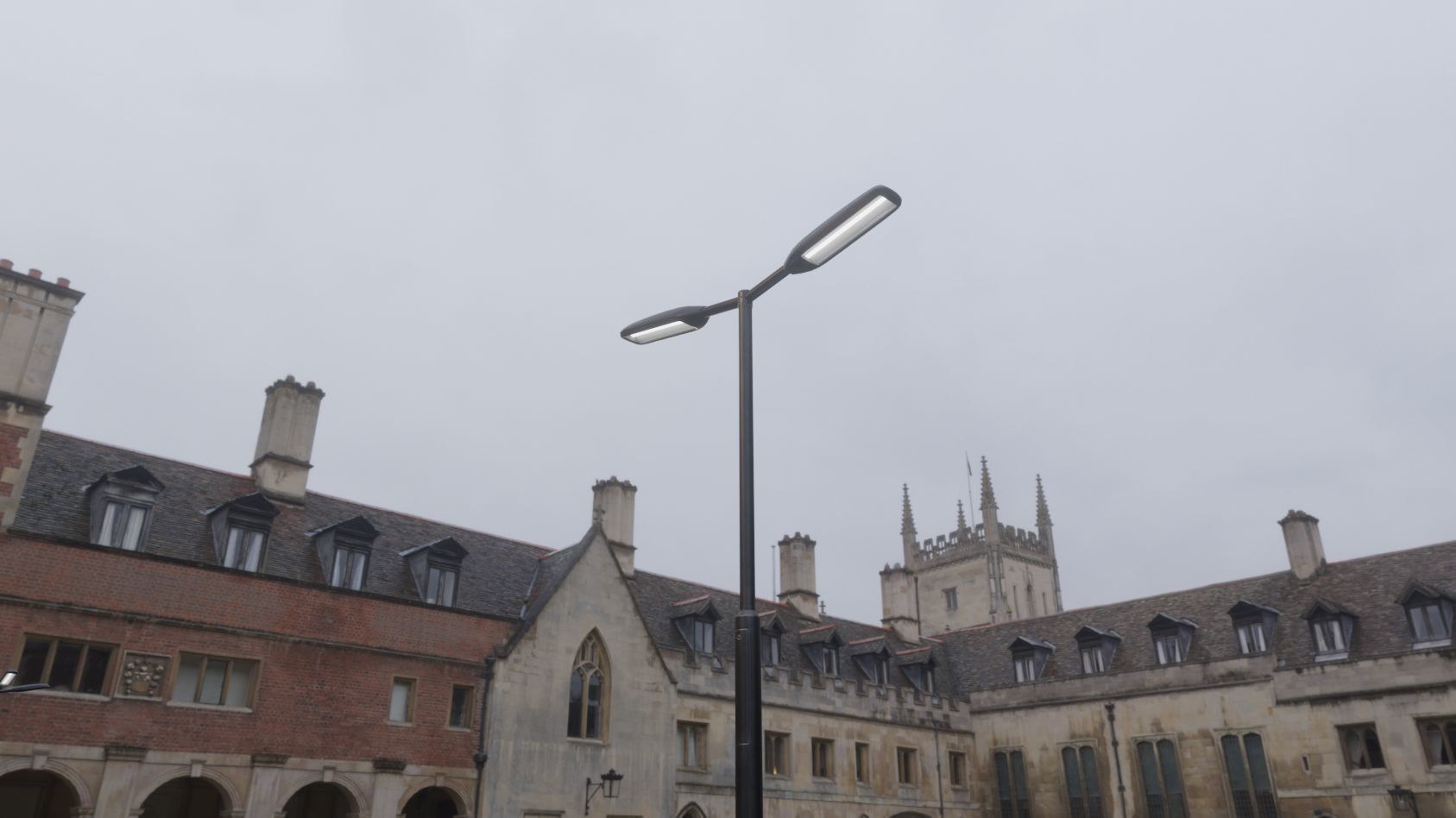 Street Light 11 version 2  3m with pole 3 Low-poly 3D model_75