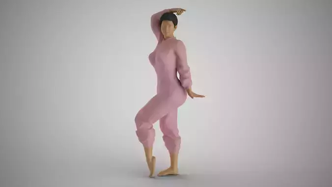 Woman in the Mirror 4 3D print model