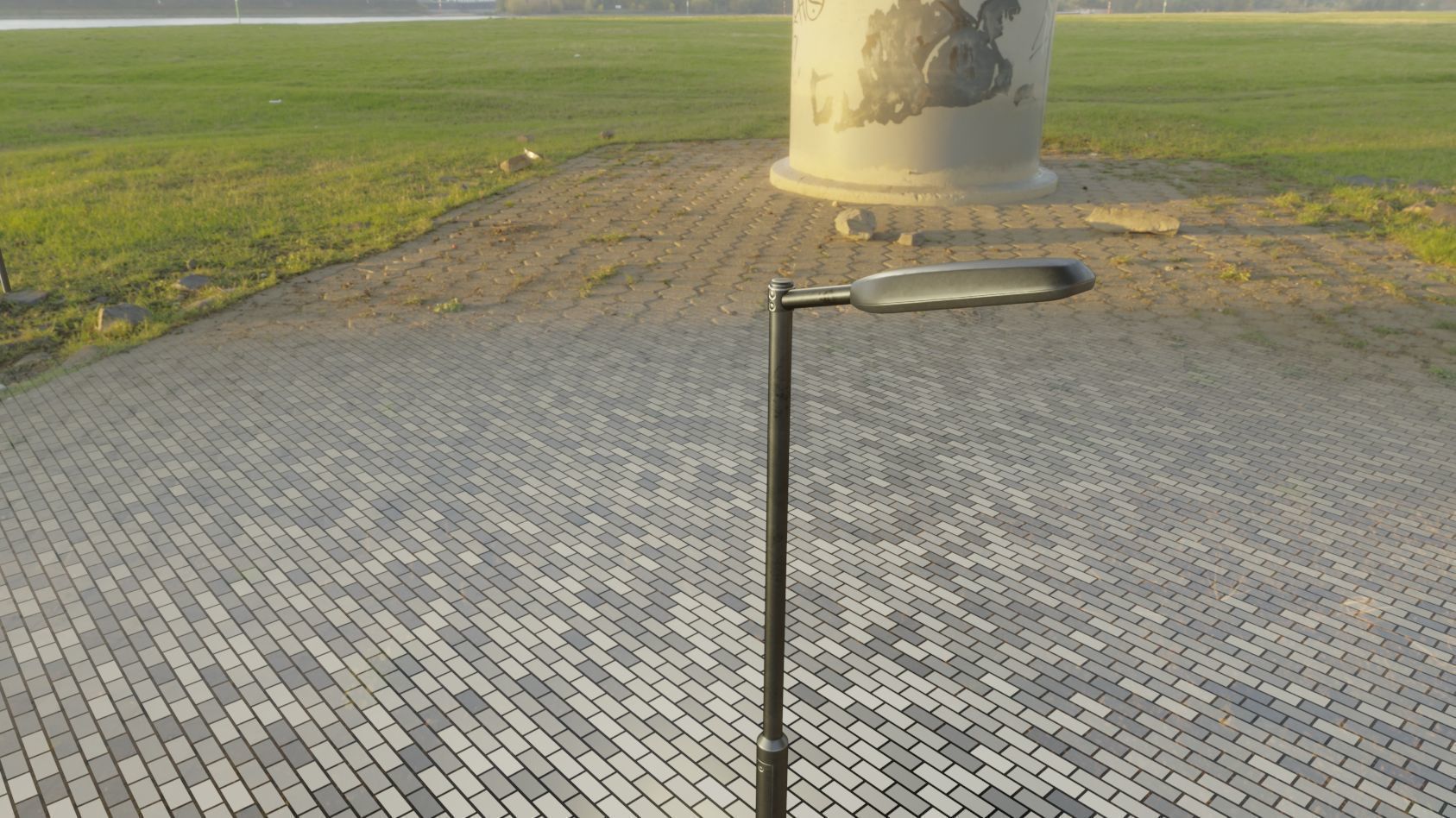 Street Light 11 version 1  3m with pole 3 Low-poly 3D model_71