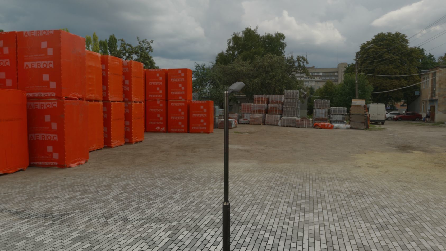 Street Light 11 version 1  3m with pole 3 Low-poly 3D model_25